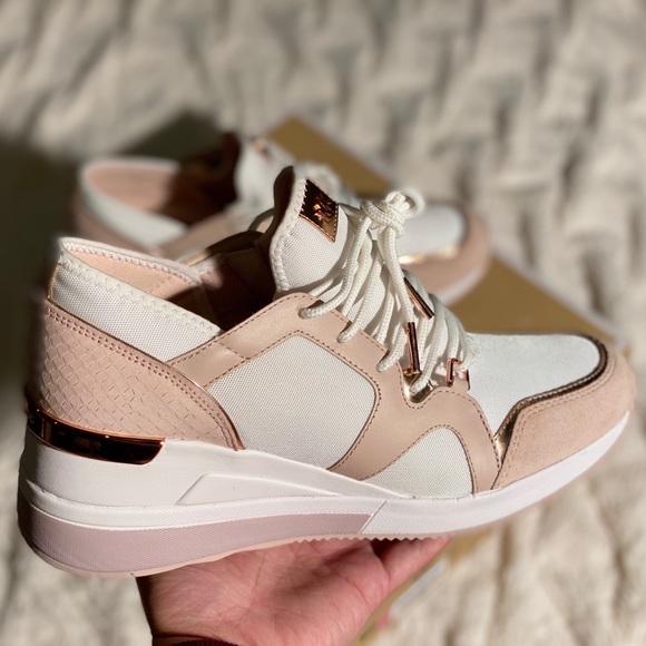 michael kors liv trainer soft pink